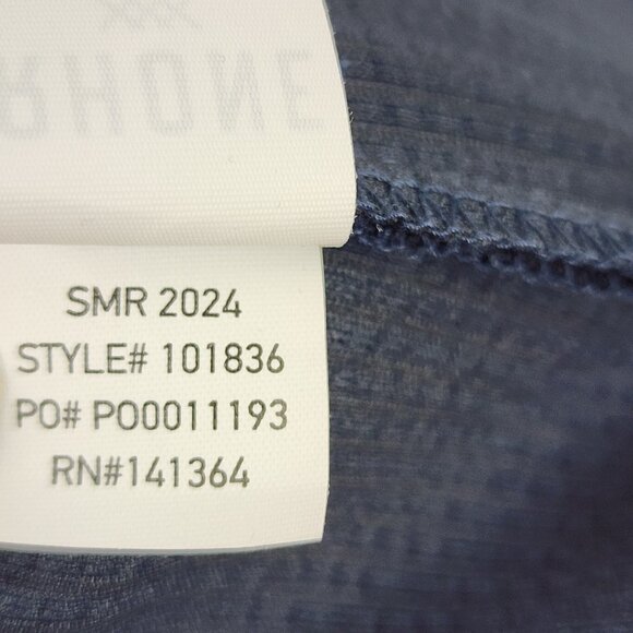 Rhone Pants Mens 32x33 Navy Blue Big Easy Searsucker Pant NWT - Picture 14 of 14